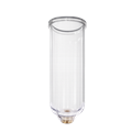 Bicchiere in PET con raccordo per rubinetto di spurgo per filtro Higflow 20"