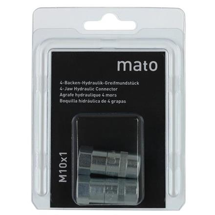 Boccaglio a pinza idraulica a 4 griffe - M10x1 - in Blister - UDV 2 pz.