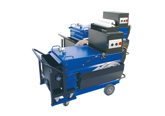 Carrello aspiratore AW2675, capacità 750 litri, 400 V/50 Hz/0,75 kW
