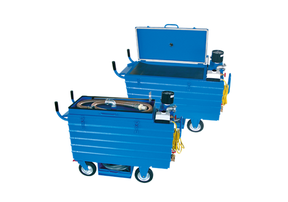 Carrello di aspirazione ad aria compressa AW300 DL
