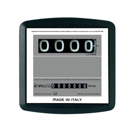 Contatore meccanico K44-H, ingresso e uscita orizzontale