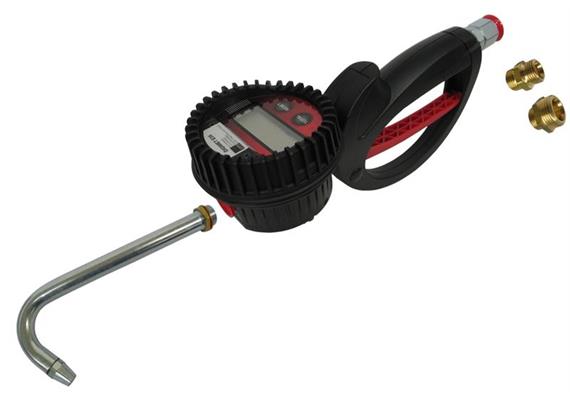 DIGIMET E35 pistola contalitri con beccuccio per olio di trasmissione e sistema antigoccia