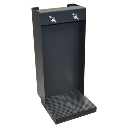 Dispenser a pressione per due prodotti, senza rubinetti