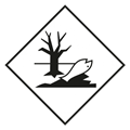 Etichetta sostanze pericolose per l'ambiente, 100 x 100 mm