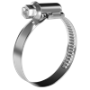 Fascetta per tubi acciaio inox V4A 100-120 mm