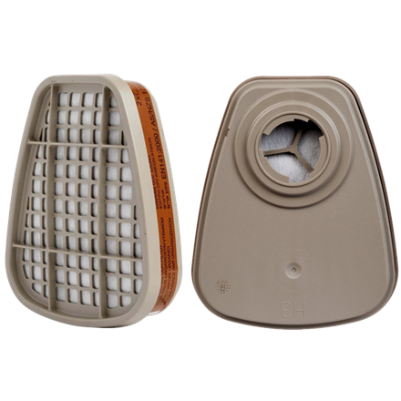 Filtro a baionetta 3M 6055 A2 EN143 : 2000, conf. da 8 pz.