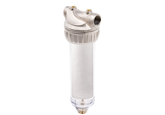 Filtro Highflow da 20“ per diesel, 1½” femmina, con cartuccia filtrante in PE da 50