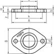 Flangia ovale filettata GF Fittings N° 326 zincato 2" | Bild 2
