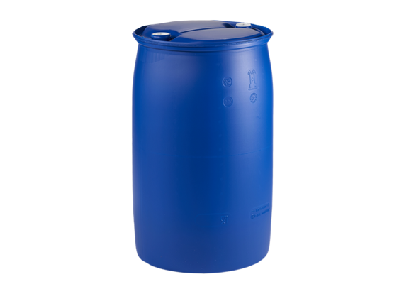 Fusto da trasporto PE-HD 220 lt UN con 1x TriSure S56x4 e 1x Mauser S70x6