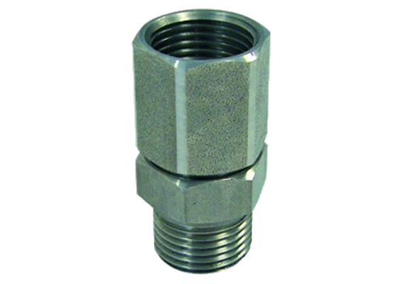 Giunto girevole lineare Inox, ½" femmina/maschio, 200 bar, 120° C