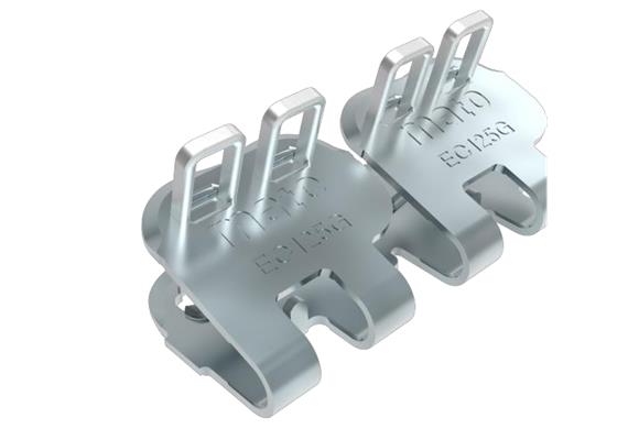 Giunzione a cerniera EasyCliP EC125G-1500/bulk50, 50 fasce senza asticelle e rondelle
