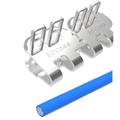 Giunzione a cerniera EasyClip EC125S - 450mm, 8 fasce, 4 asticelle e 10 rondelle ECP125NCS