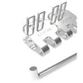 Giunzione a cerniera EasyClip EC187SS - 1500mm, 8 fasce, 4 asticelle. ECP187SS