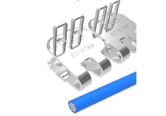 Giunzione a cerniera EasyClip EC187SS- 750 mm, 8 fasce, 4 asticelle, 10 rondelle ECP187NCS