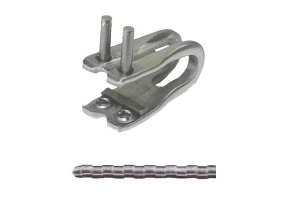 Giunzione a cerniera H24 BS, 10 fasce con 5 asticelle - fasce da 198 mm