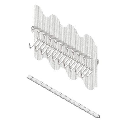 Giunzione PATCH M51.2SW-P1/SS-63 con asticelle NYN  filo 0,65 x 0,5 mm in 1.4404