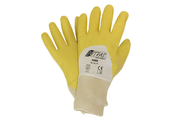 Guanto in nitrile 3400X taglia 9, EN 388, STANDARD 100 BY OEKO-TEX®