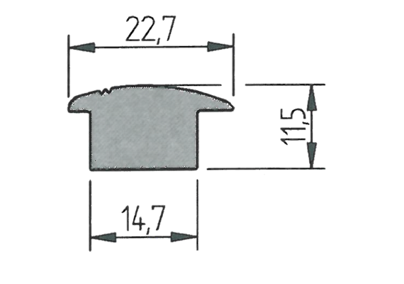 Guarnizione per coperchio di servizio VonRoll 2668/2670/2671 DN1000, ø 606 mm