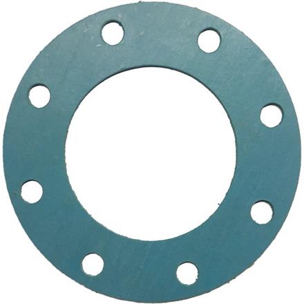 Guarnizione per flange DN80 TW1, ø 154 x 90 x 2 mm, 8 fori x 12 mm, gf 130 mm