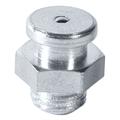 Ingrassatore a testa piatta M4 M8x1 - ø 10 mm - in acciaio zincato - UDV 100 pz.