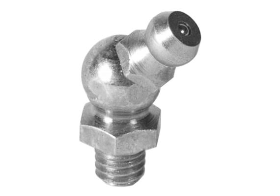 Ingrassatore conico H2 M6 in acciaio zincato - esagonale 9 - UDV 100 pz.