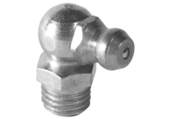 Ingrassatore conico H3 1/4" UNF in acciaio zincato, esagonale 3/8" - UDV 10 pz.
