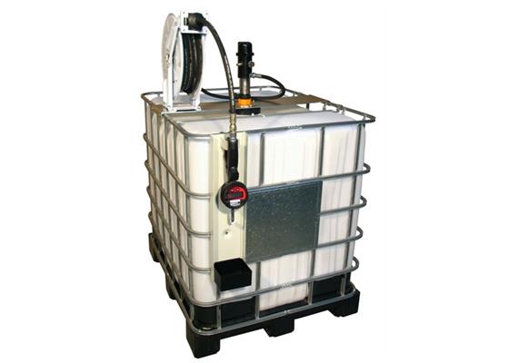 Lube-Station IBC-1000-R con avvolgitubo 10 m e DIGIMET E35