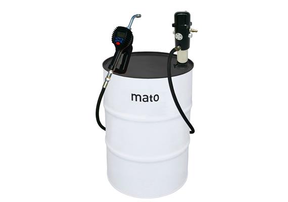 Lube-Station P200-8 stazionaria, con DIGIMET E30 Preset e uscita olio motore