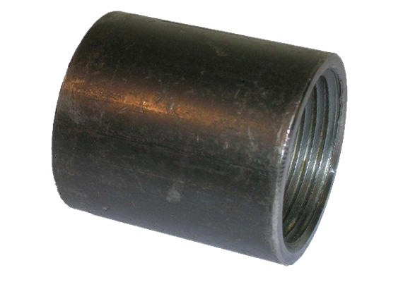 Manicotto a saldare intero, nero 2" x 56 mm