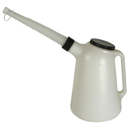Misuratore di liquidi J-PE 5000 in HD-PE, 5 litri con scala da 1 l - UDV 4 pz.