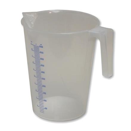 Misurino in plastica per liquidi MB-PP 500 - 5.0 litri - UDV 8 pz.