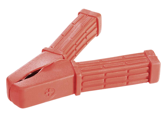 Morsetto rosso per batteria, 110 mm, 150A, 30V