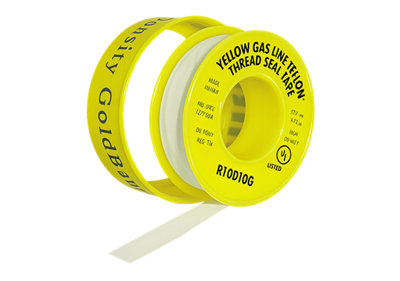 Nastro in teflon GOLD 12 mm x 12 m per benzina, cherosene, butano