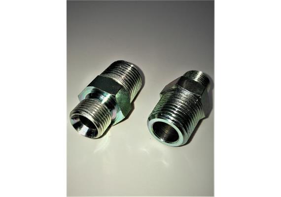 Nipples 3/4" - 1/2" con./60° acciaio