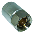 Nipplo a pressare ottone con manicotto 1"
