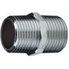 Nipplo doppio cromato 1/4" maschio