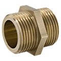 Nipplo doppio ottone 1/2" maschio