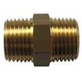 Nipplo doppio ottone 1/4" maschio