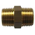 Nipplo doppio ottone 3/4" maschio x 3/4" 60° maschio