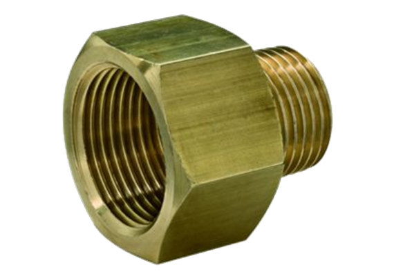Nipplo ridotto ottone 3/8” maschio x 3/4“ femmina