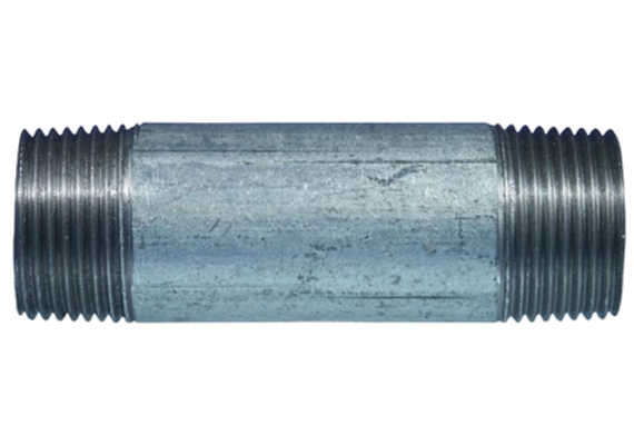 Nipplo saldato galvanizzato 2" - 60 mm
