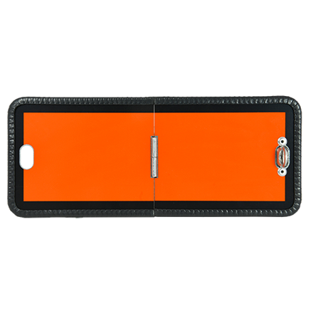 Pannello arancione pieghevole, ridotto 120 x 300 mm