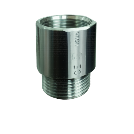 Parafiamma/Antideflagrante in linea 1" m/f EN16852 per Biogas