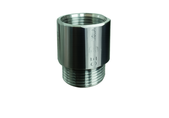 Parafiamma/Antideflagrante in linea 1" m/f EN16852 per Biogas