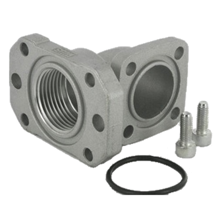 PIUSI Bogen 90° geflanscht