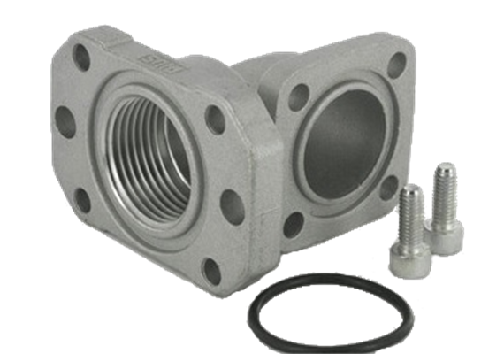 PIUSI Bogen 90° geflanscht