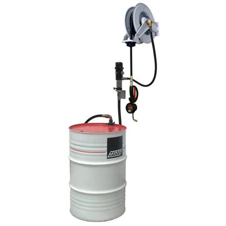 pneuMATO 3 montaggio a parete, con DIGIMET E30 Preset e uscita olio motore