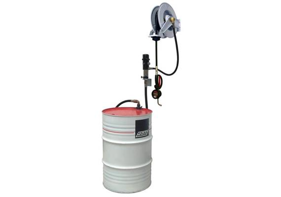 pneuMATO 3 montaggio a parete, con DIGIMET E30 Preset e uscita olio motore