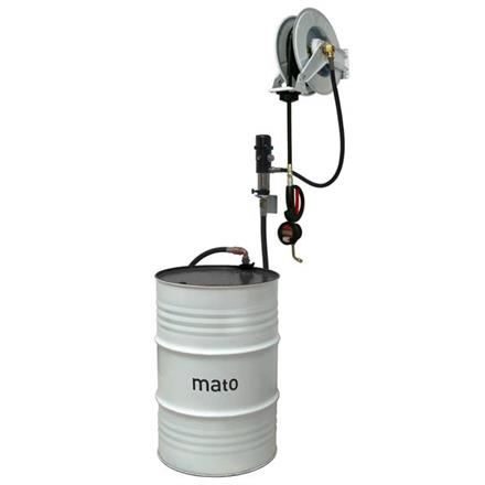 pneuMATO 3 montaggio a parete, con DIGIMET E35 e con uscita olio motore