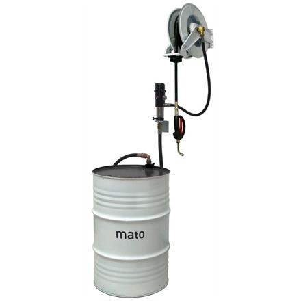 pneuMATO 3 montaggio a parete, con pistola e con uscita olio motore